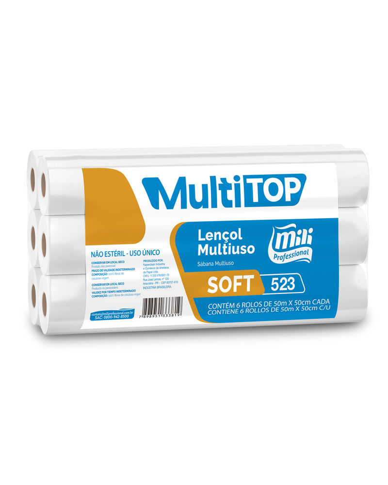 Lençol Hospitalar Multitop Soft 50