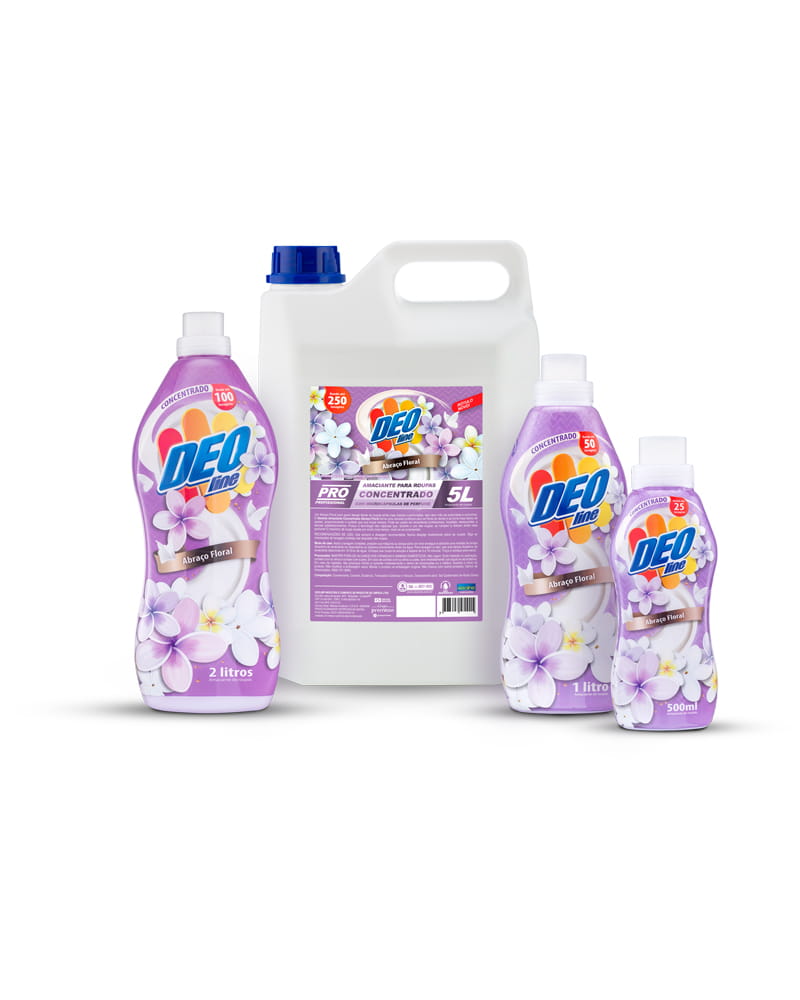 Deoline Amaciante de Roupas Concentrado Abraço Floral